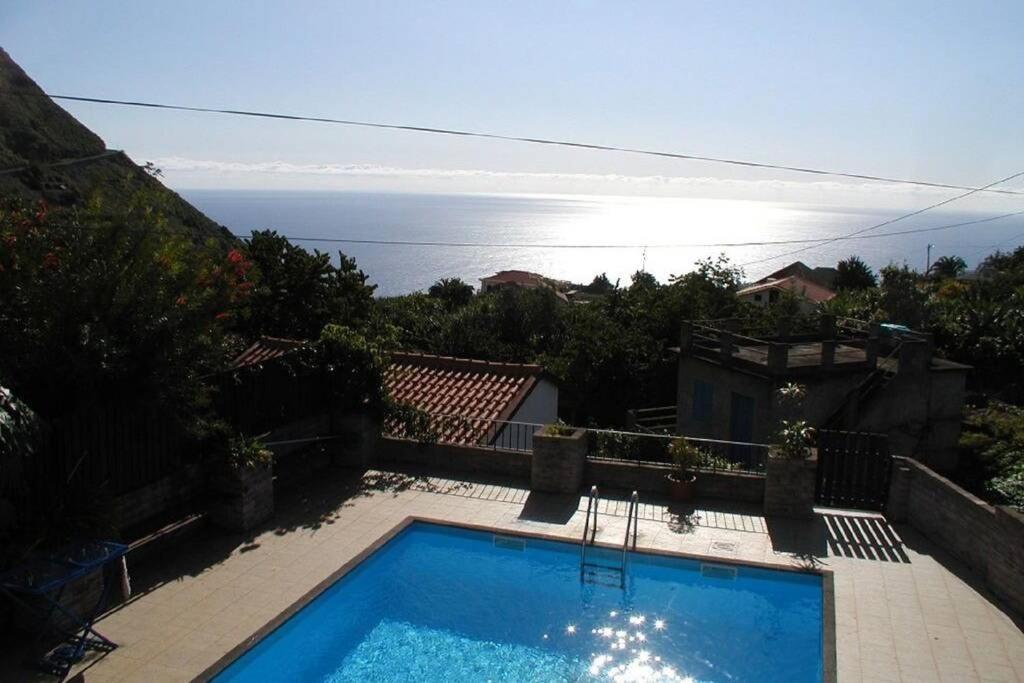 Casa Pedra Cottage Sea And Mountain Views Plus Pool Arco da Calheta  Ngoại thất bức ảnh